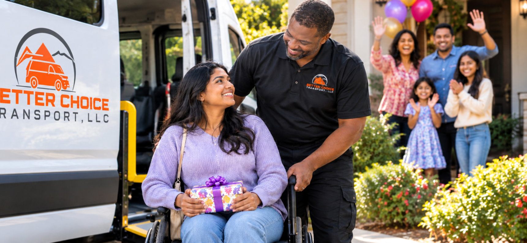 man interacting with disabled person