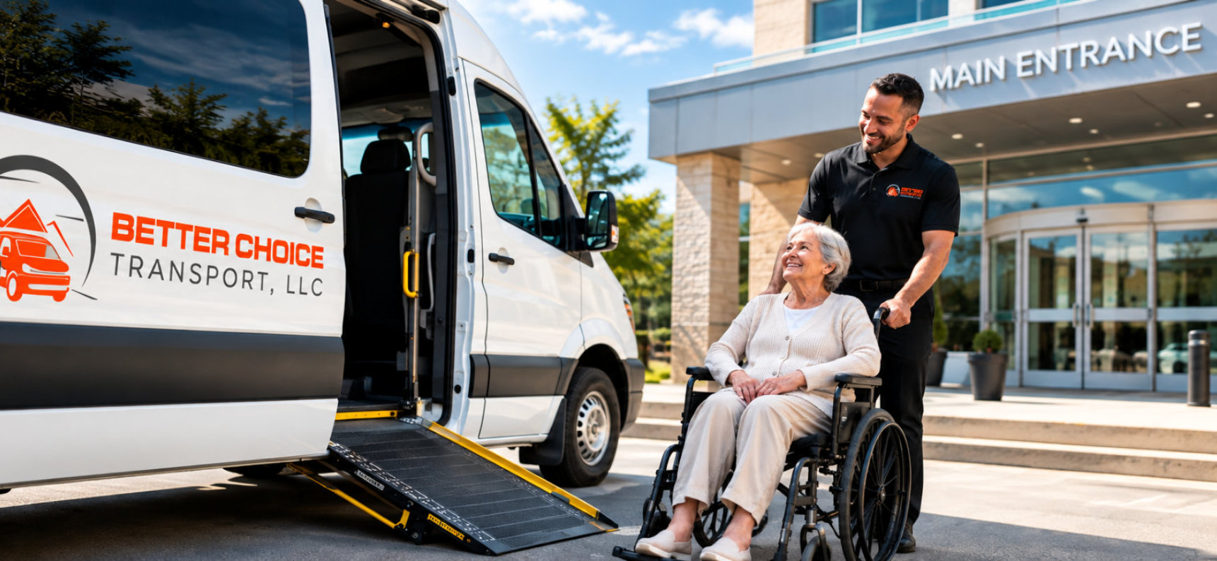 woman assisting disabled person